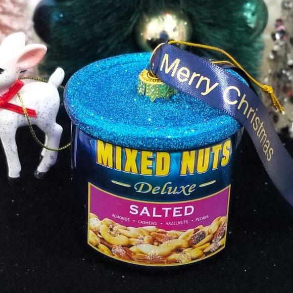 Blown Glass DELUXE MIXED NUTS Christmas Ornament - Picture 2 of 4
